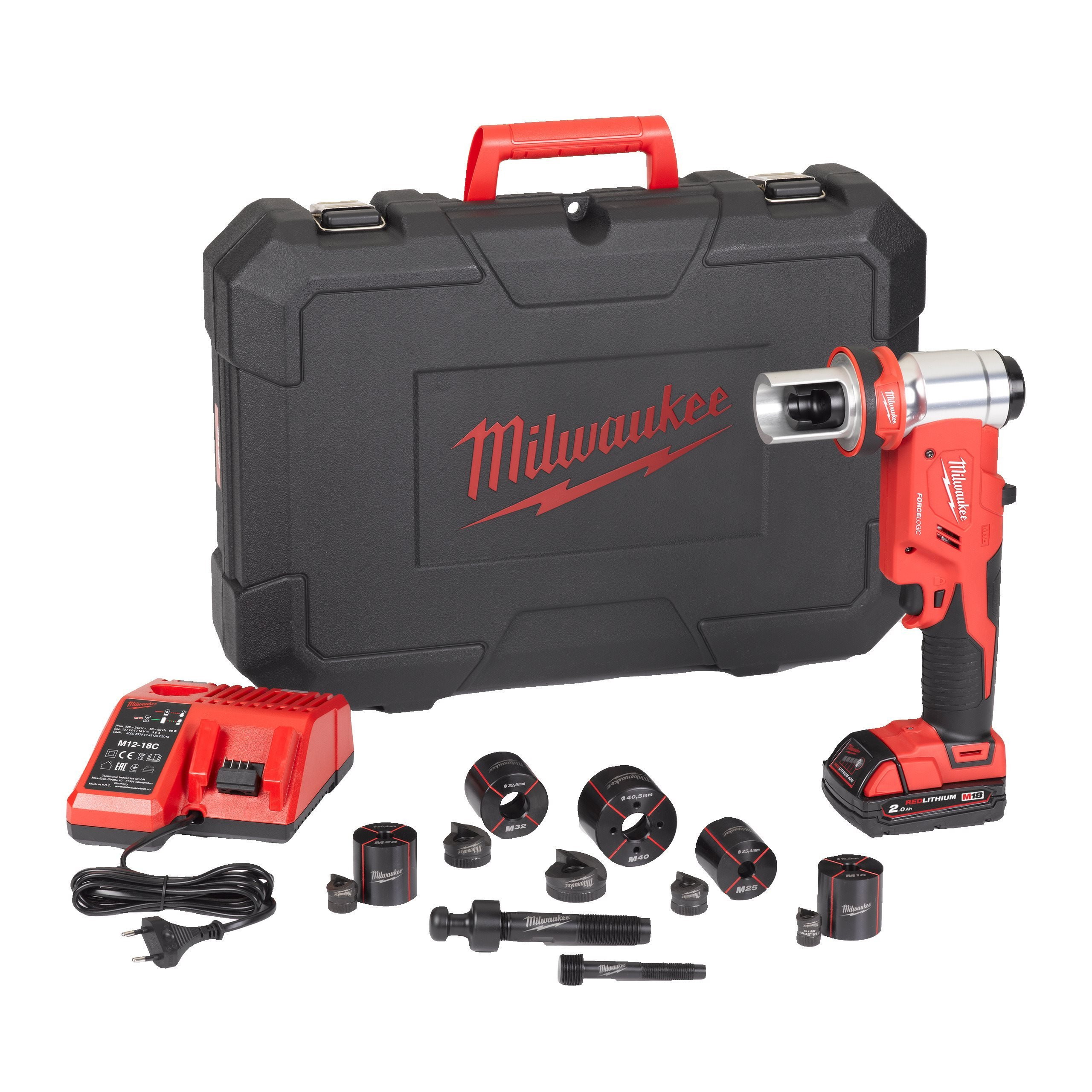 M18™ EMPORTE-PIÈCE HYDRAULIQUE FORCE LOGIC™ M18 HKP-201CA MILWAUKEE