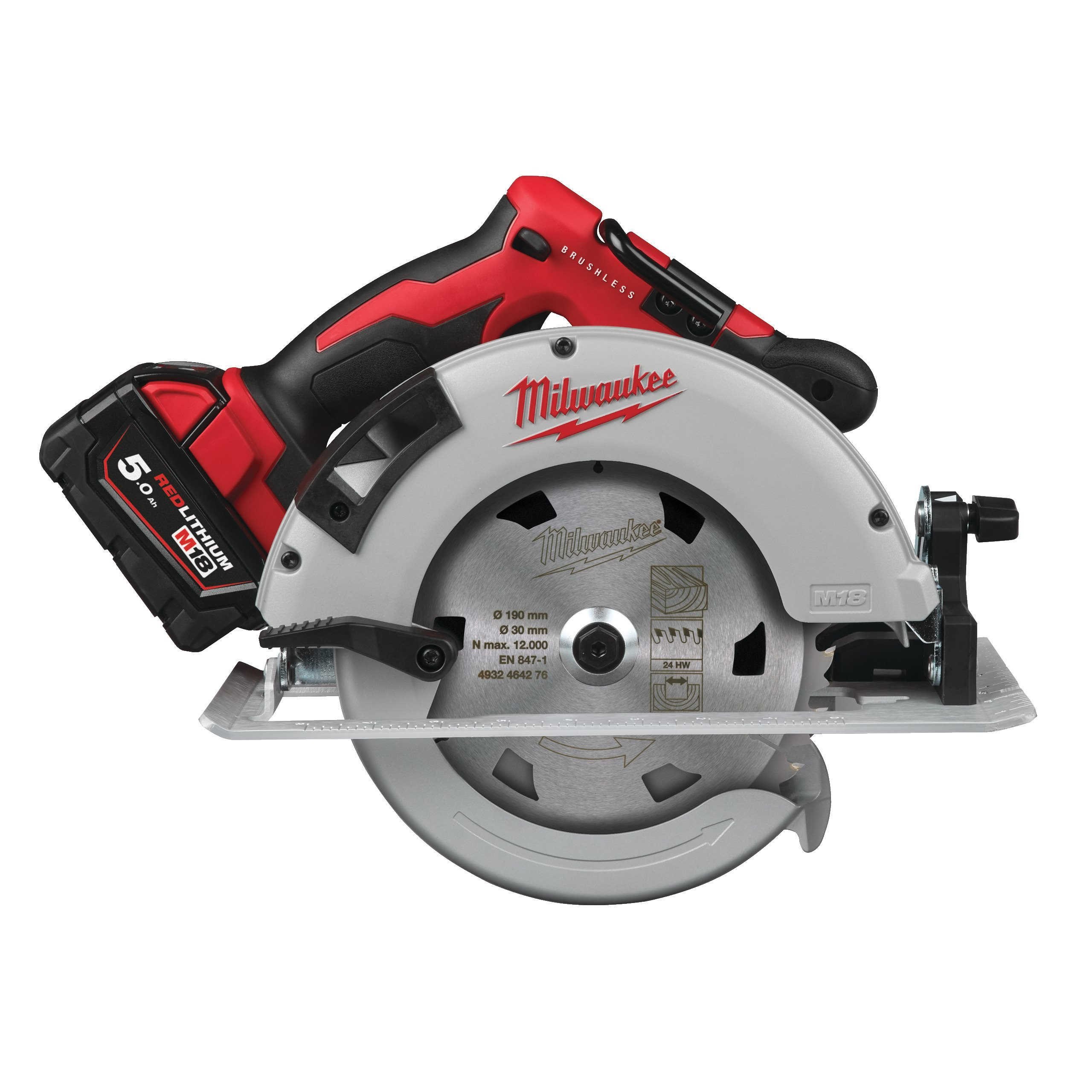 M18™ BRUSHLESS SCIE CIRCULAIRE BOIS 66 MM M18 BLCS66-502X MILWAUKEE