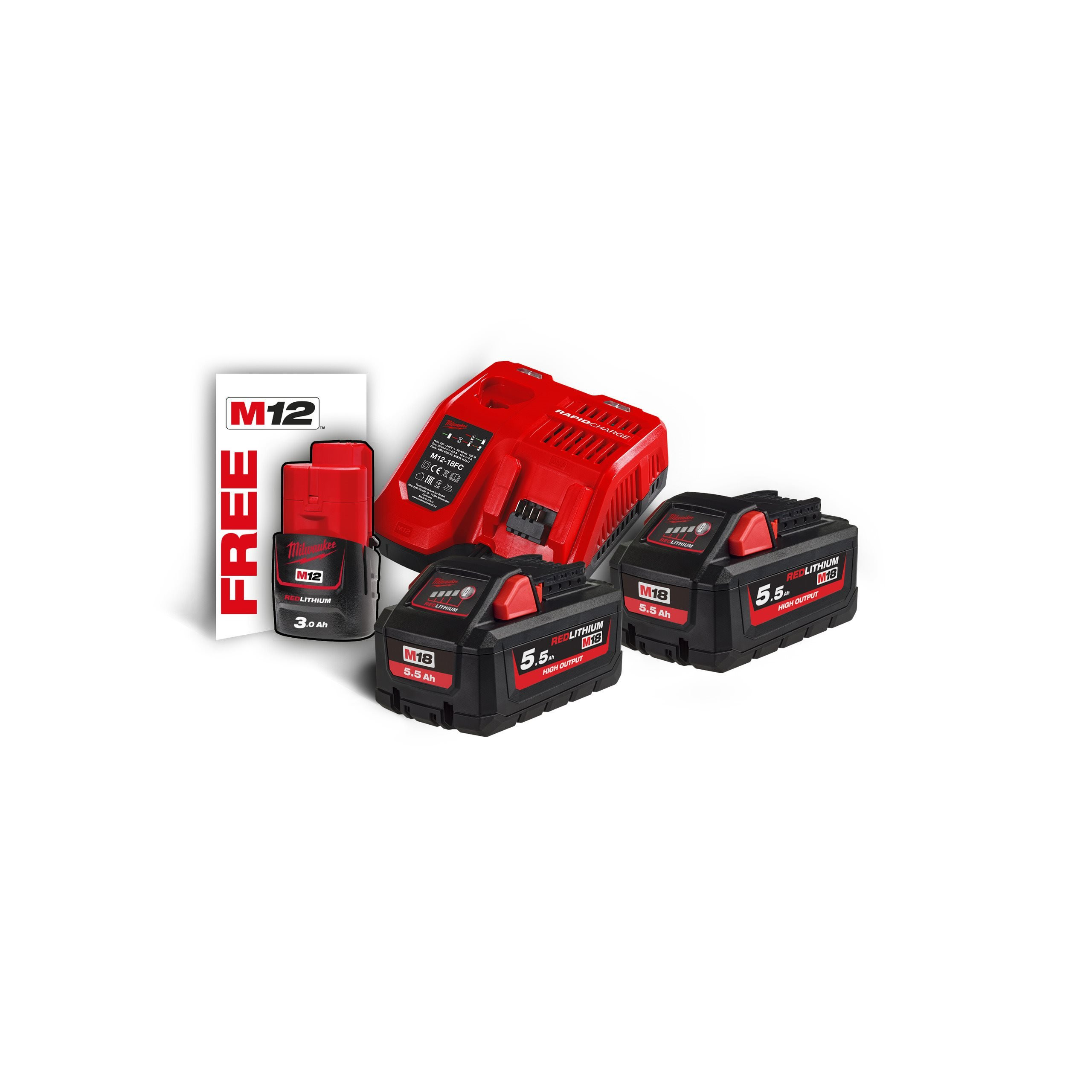 PACK HNRG M18™ HIGH OUTPUT™ M18 HNRG-552 MILWAUKEE