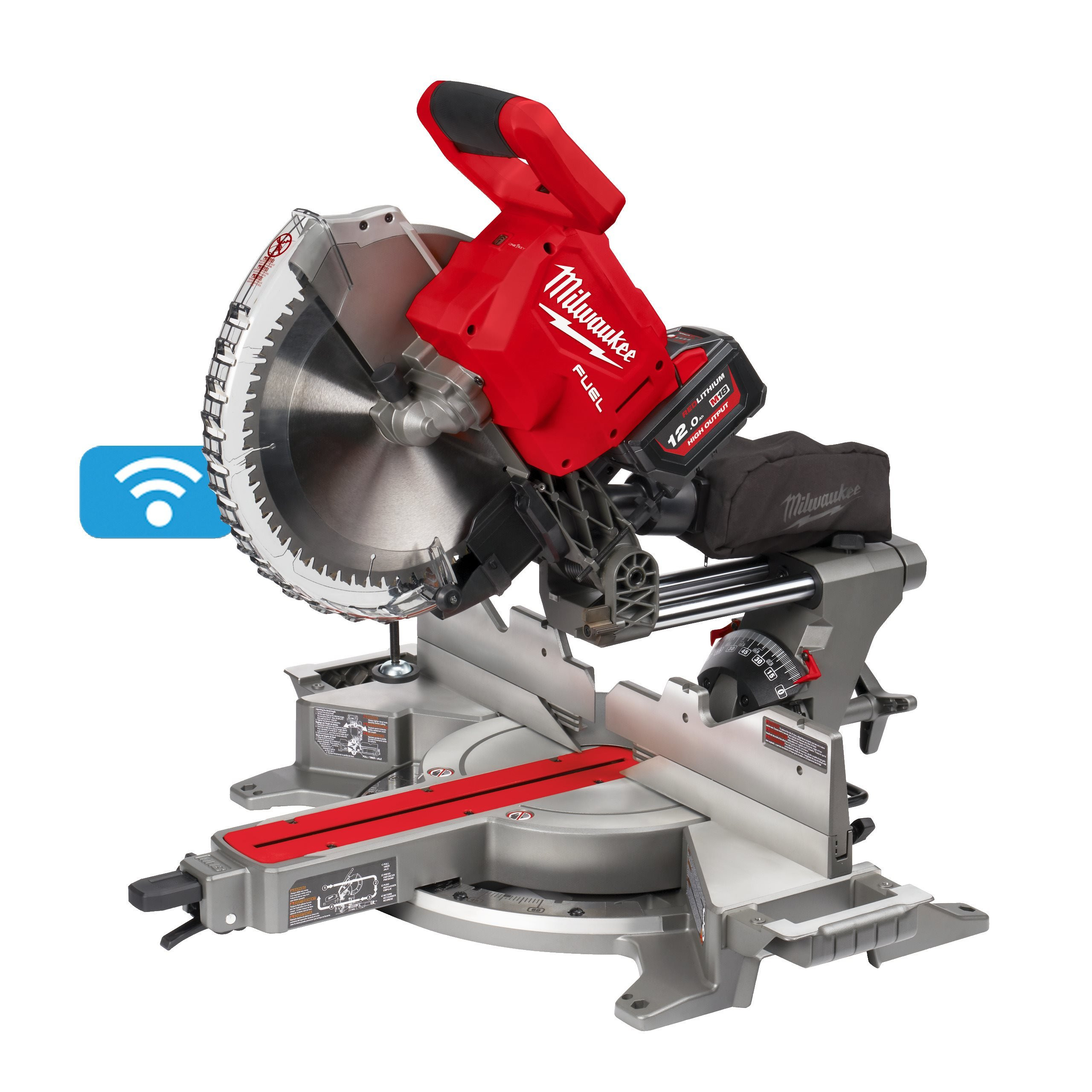 M18 FUEL™ SCIE À ONGLET RADIALE ONE-KEY™ ⌀305 MM M18 FMS305-121 MILWAUKEE