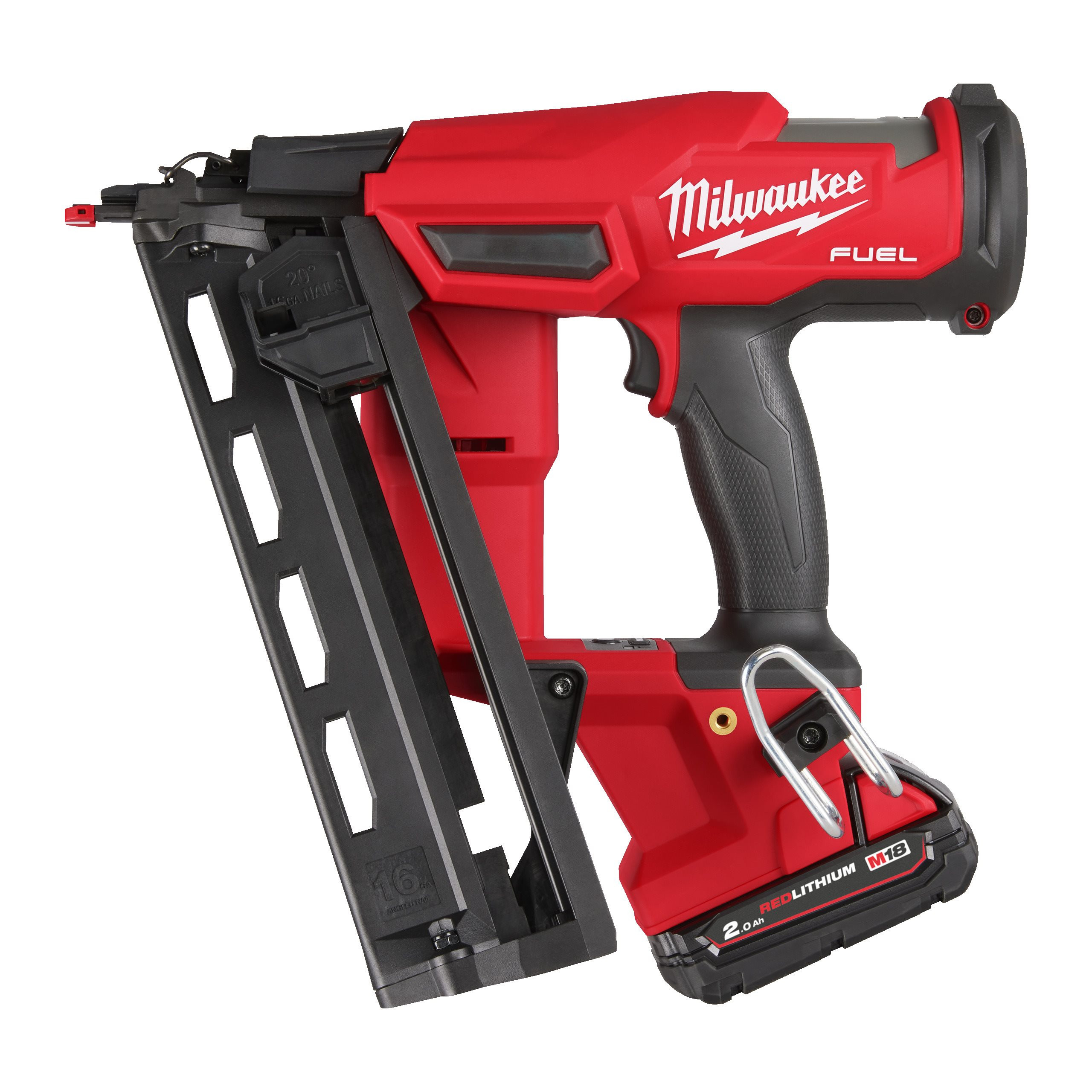 M18 FUEL™ CLOUEUR DE FINITION 20° CALIBRE 16 M18 FN16GA-202X MILWAUKEE