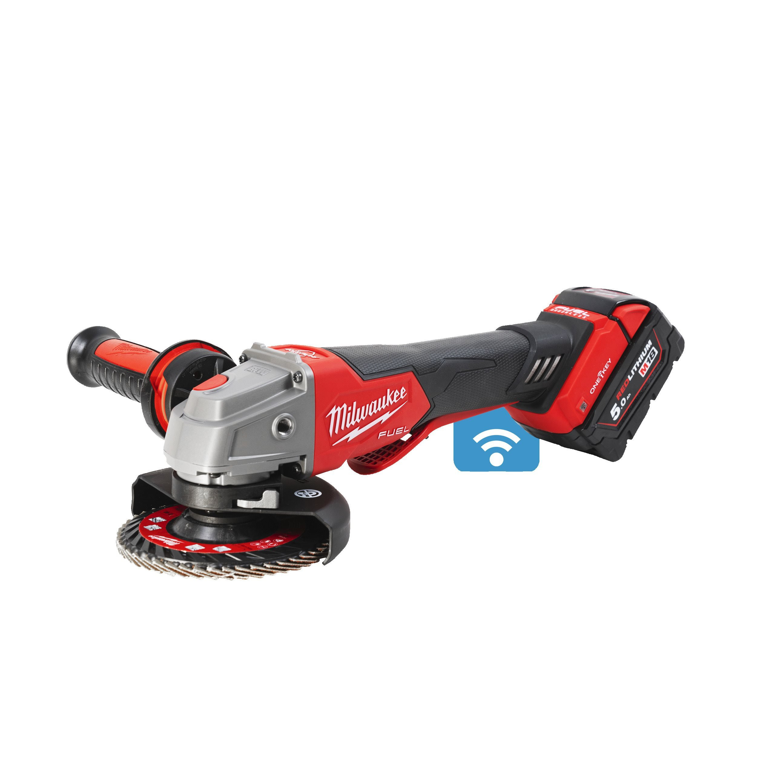 M18 FUEL™ ONE-KEY™ MEULEUSE D'ANGLE 125 MM M18 ONEFSAG125XPDB-502X MILWAUKEE