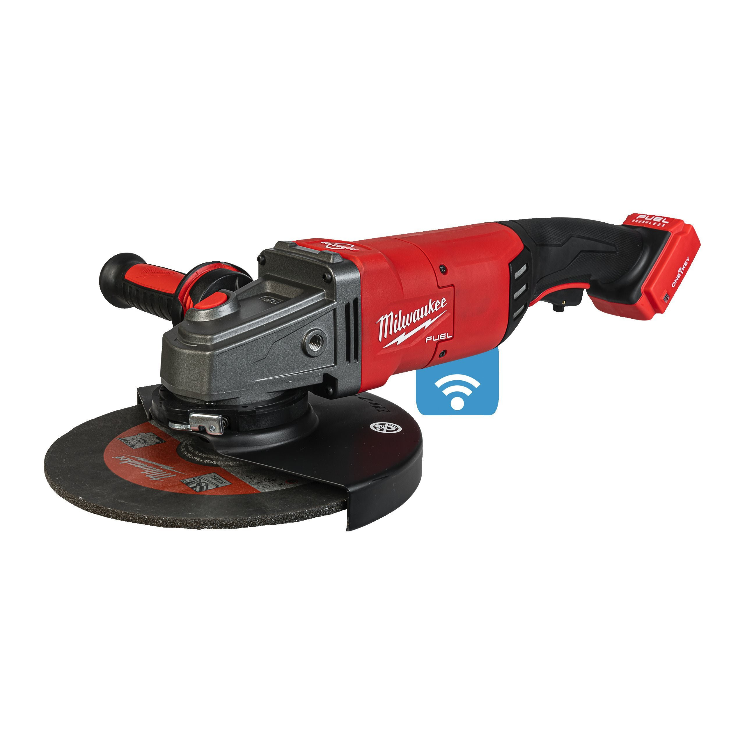 M18 FUEL™ MEULEUSES D'ANGLE ONE-KEY™ 230 MM GÂCHETTE "HOMME MORT" AVEC FREIN M18 ONEFLAG230XPDB-0C MILWAUKEE