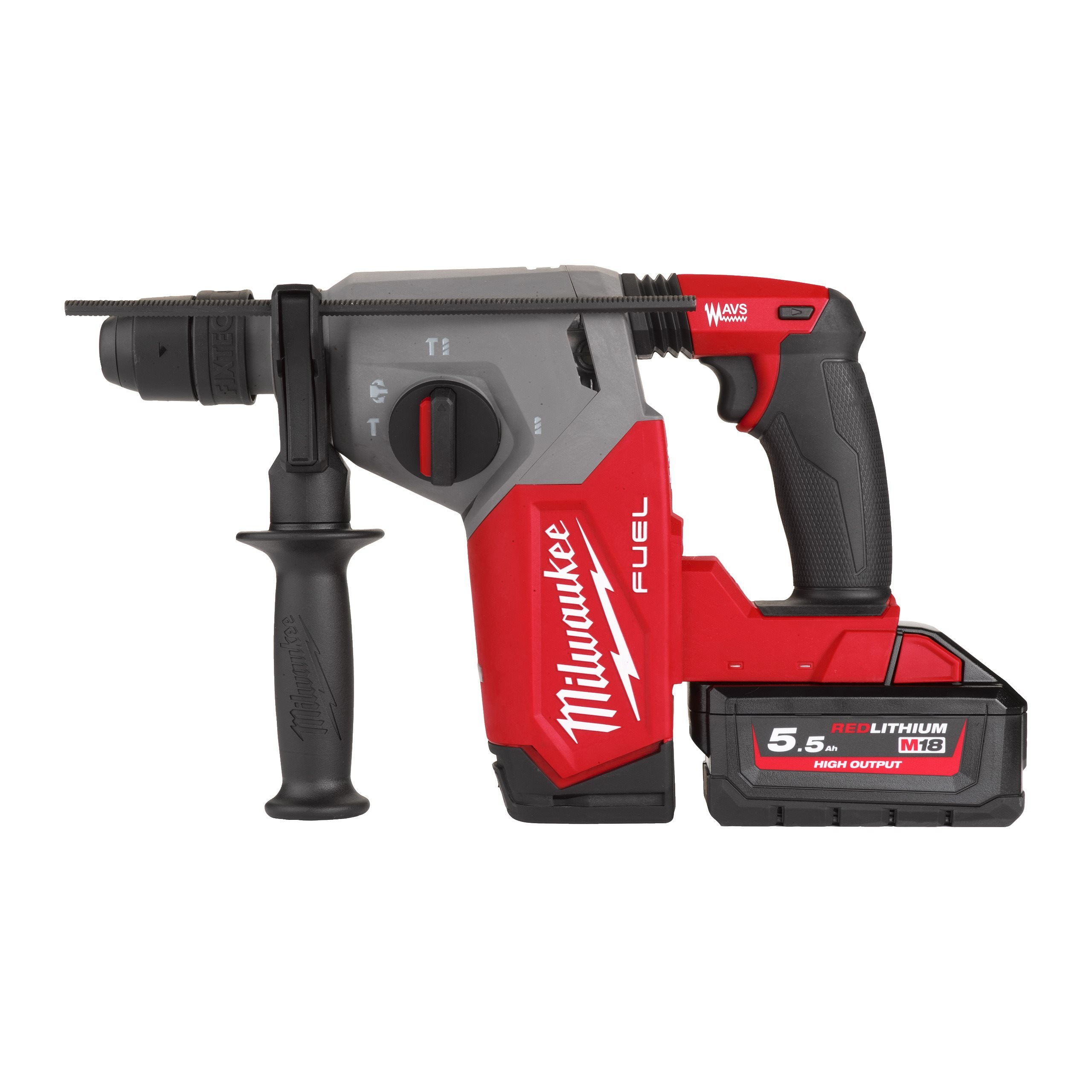 M18 FUEL™ PERFORATEUR SDS-PLUS 26 MM - 4 MODES AVEC MANDRIN FIXTEC™ M18 FHX-552X MILWAUKEE