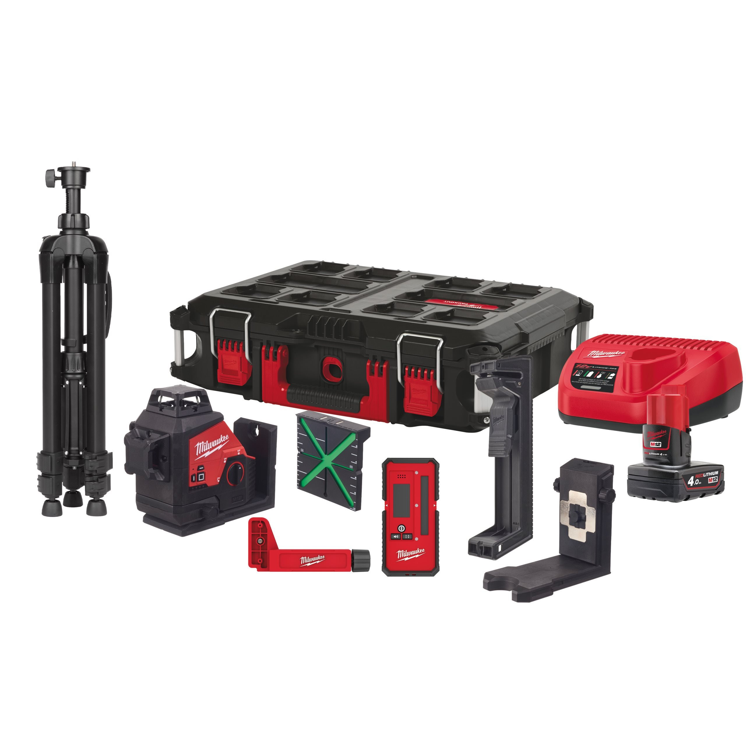 M12™ LASER VERT 3 LIGNES 360° M12 3PLKIT-401P MILWAUKEE