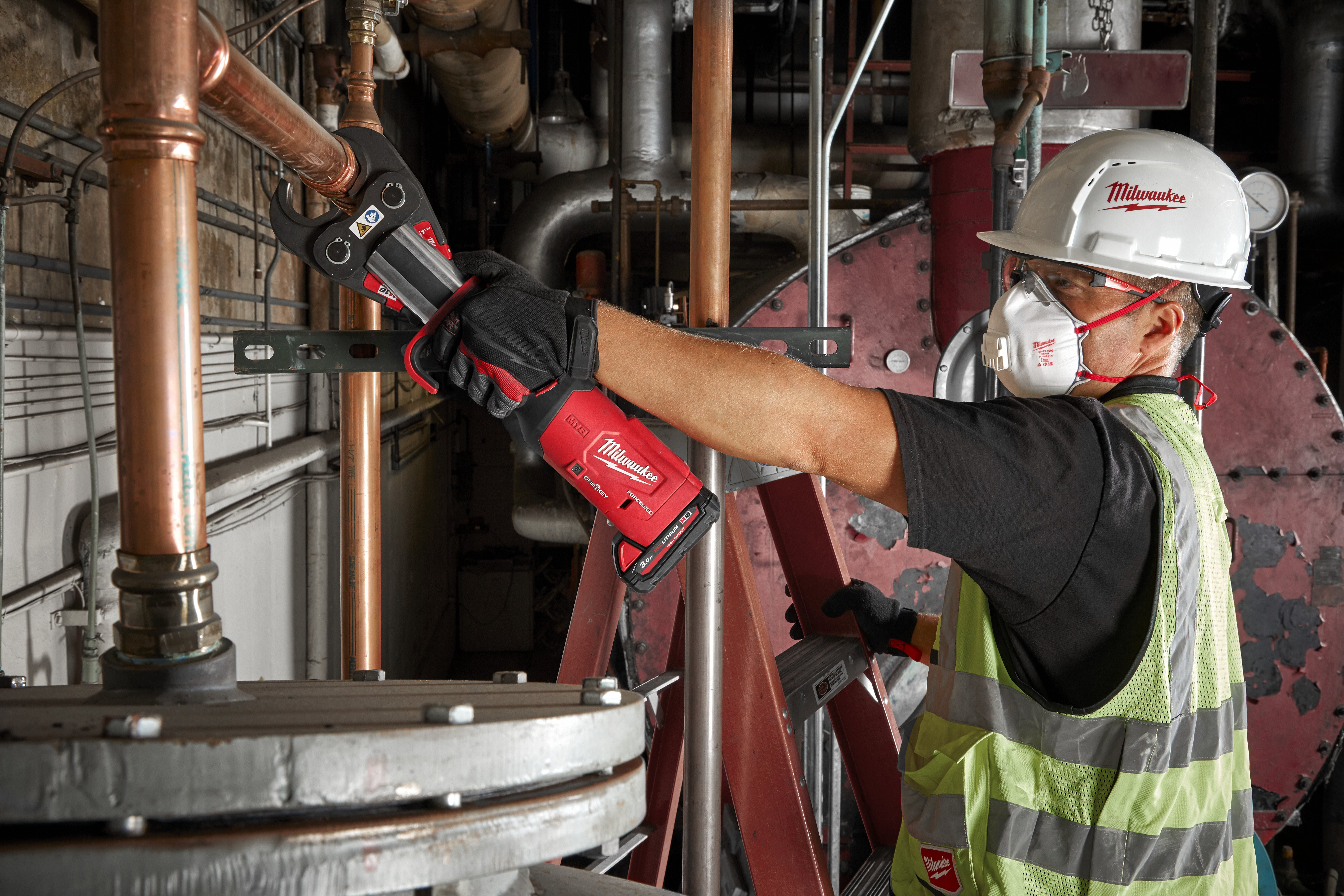 M18™ FORCE LOGIC™SERTISSEUSE BRUSHLESS ONE-KEY™ M18 ONEBLHPT-302C GEBERIT MAPRESS SET MILWAUKEE