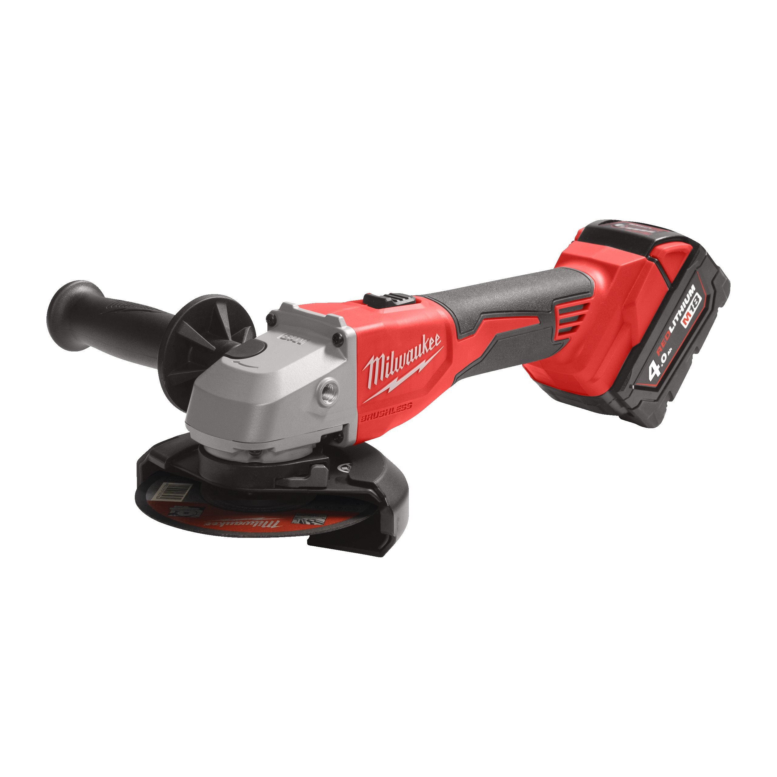 M18 BRUSHLESS MEULEUSE D'ANGLE AVEC INTERRUPTEUR COULISSANT 125  MM M18 BLSAG125X-402X MILWAUKEE