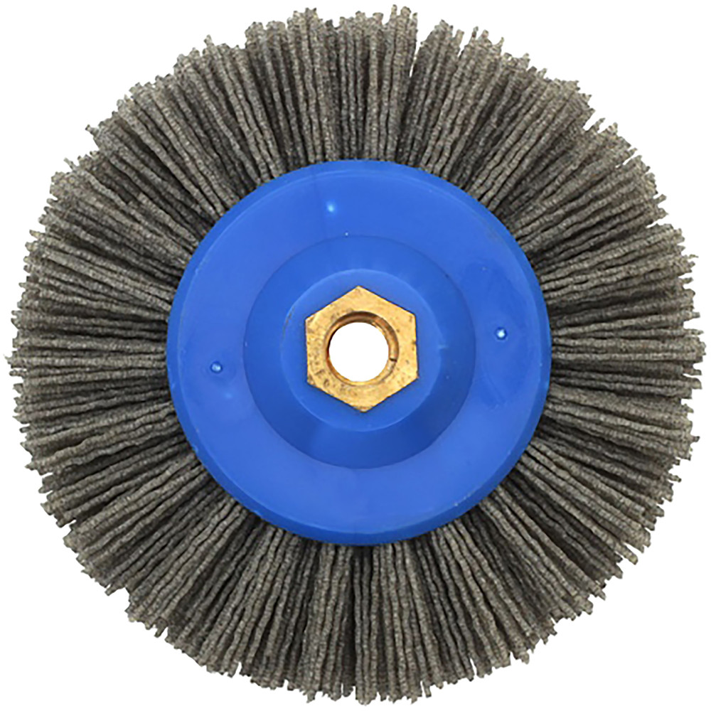 Brosse circulaire à fils acier abrasifs pour polisseuses Makita