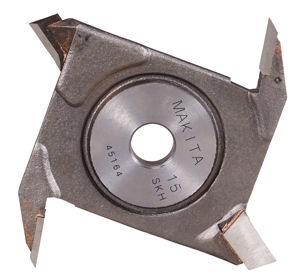 Molette grain d'orge pour rainureuse Makita