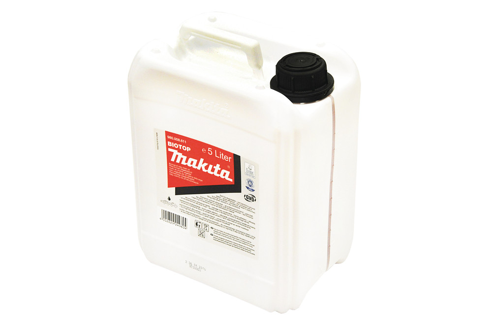 Huile pour chaînes tronçonneuses Biotop, bio dégradable 5l Makita