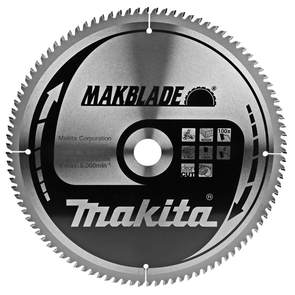 Lames carbure ''Makblade'' Bois, pour scies radiales et à onglets Makita
