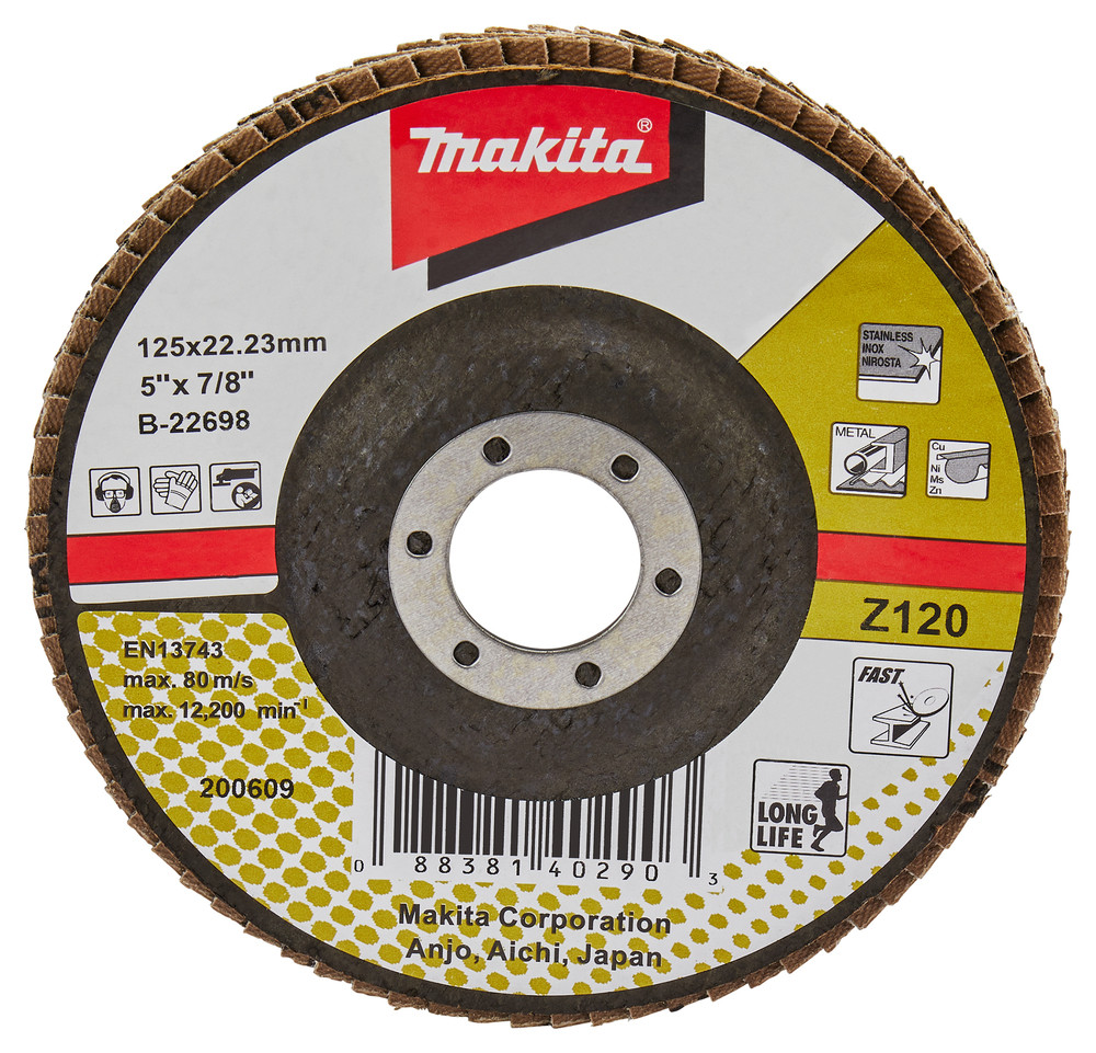 Plateaux à lamelles premium Zirconium Makita