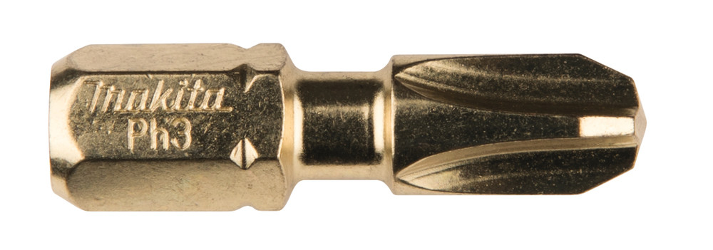 Embout de vissage Impact Gold, PH3, 25 mm, par 2 Makita