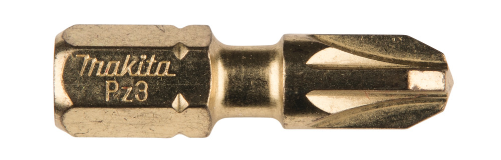 Embout de vissage Impact Gold, PZ3, 25 mm, par 2 Makita
