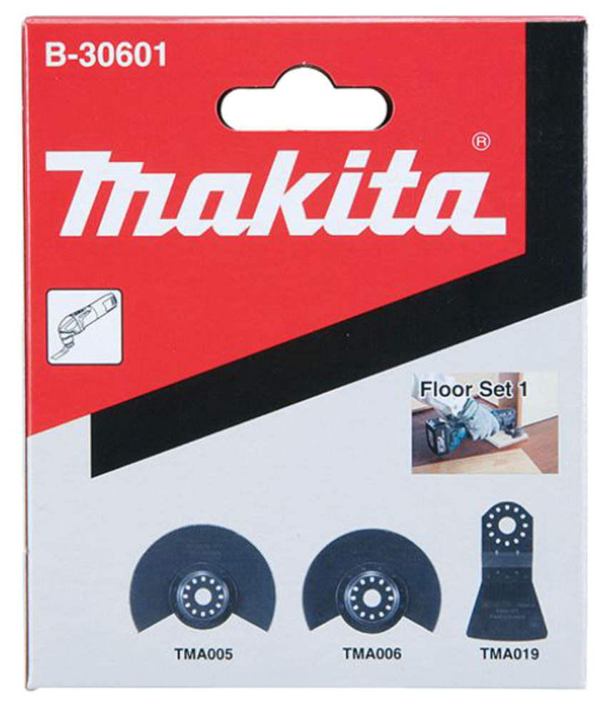 Jeu de 3 accessoires sol pour outil multifonction Makita