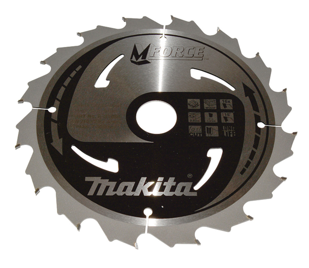 Lame de scie circulaire, M-Force T.C.T, 210 x 30 mm, 16 dents Makita