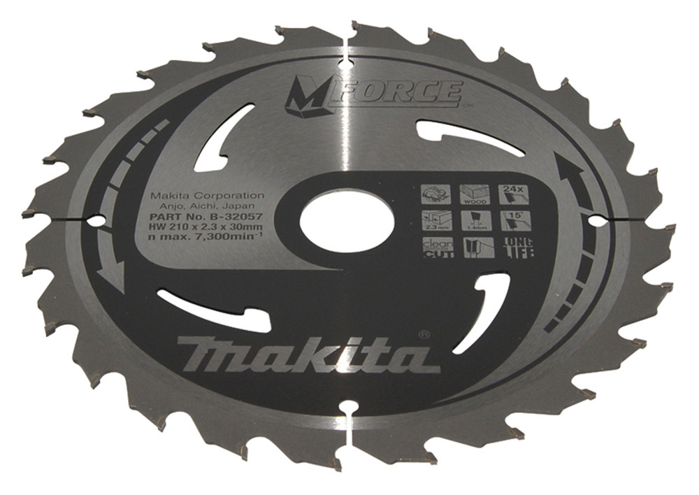 Lame de scie circulaire, M-Force T.C.T, 210 x 30 mm, 24 dents Makita