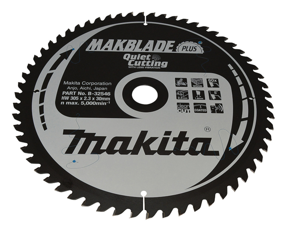 Lame de scie circulaire, Makblade+ T.C.T, 305 x 30 mm, 60 dents Makita