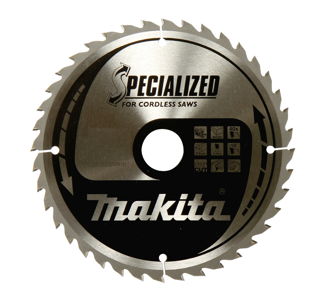 Lame de scie circulaire, alliage T.C.T spécialisé, 190 x 30 mm, 24 dents Makita