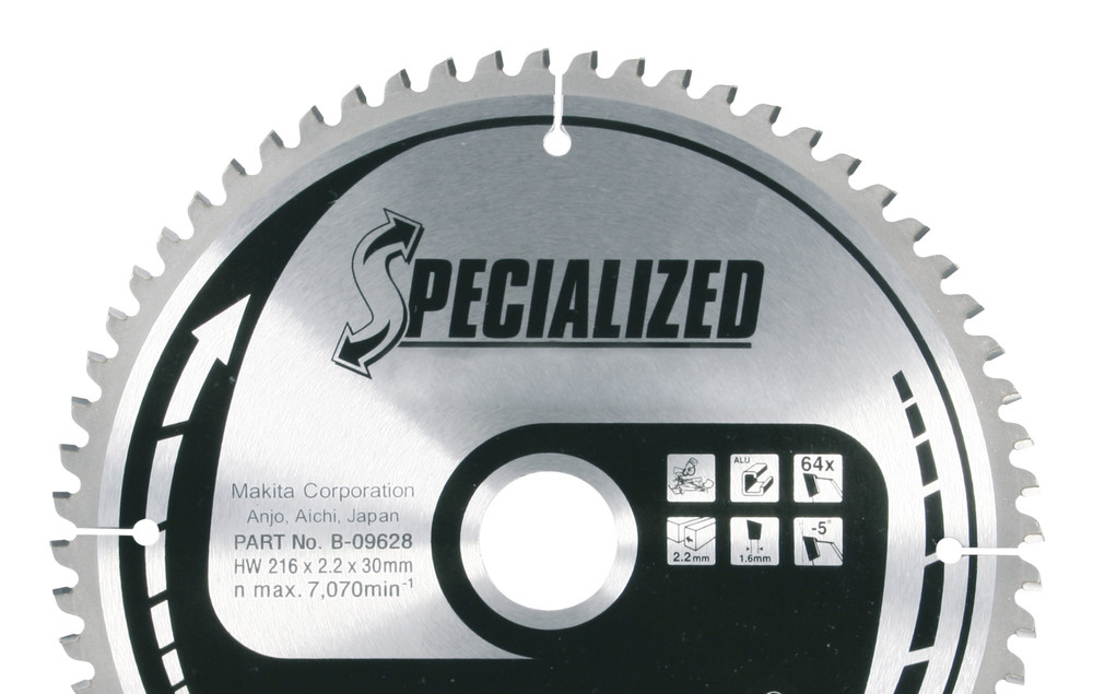 Lame de scie circulaire, alliage T.C.T spécialisé, 136 x 20 mm, 56 dents, par 3 Makita