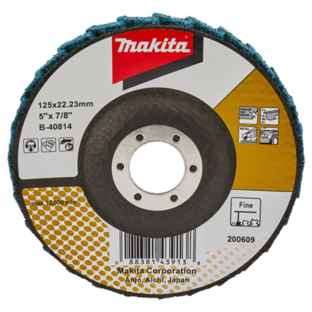 Disque à lamelles pour conditionnement de surface Makita