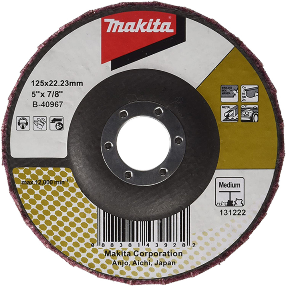 Disque à lamelles pour conditionnement de surface Makita