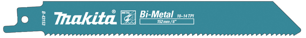 Lame de scie sabre 152 x 1,25 mm Makita