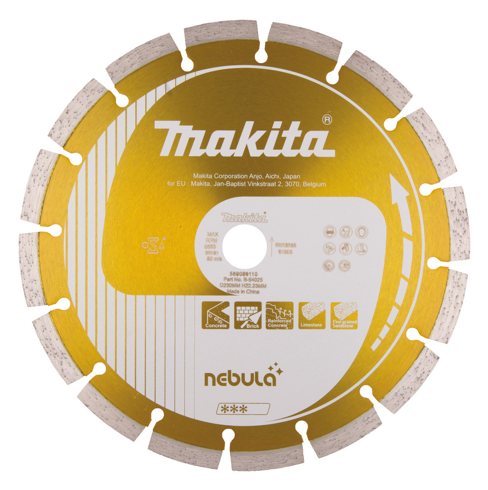 Disques diamant NEBULA pour béton Makita