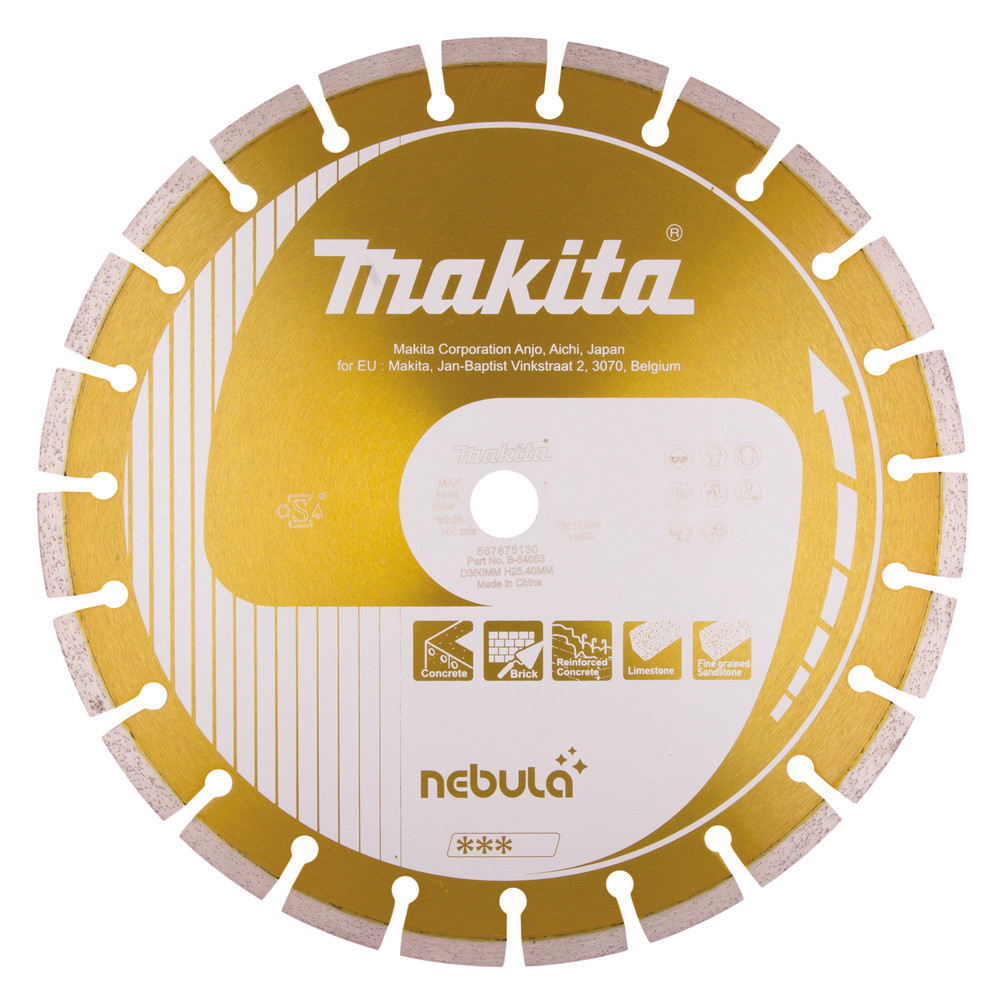 Disques diamant NEBULA pour béton Makita