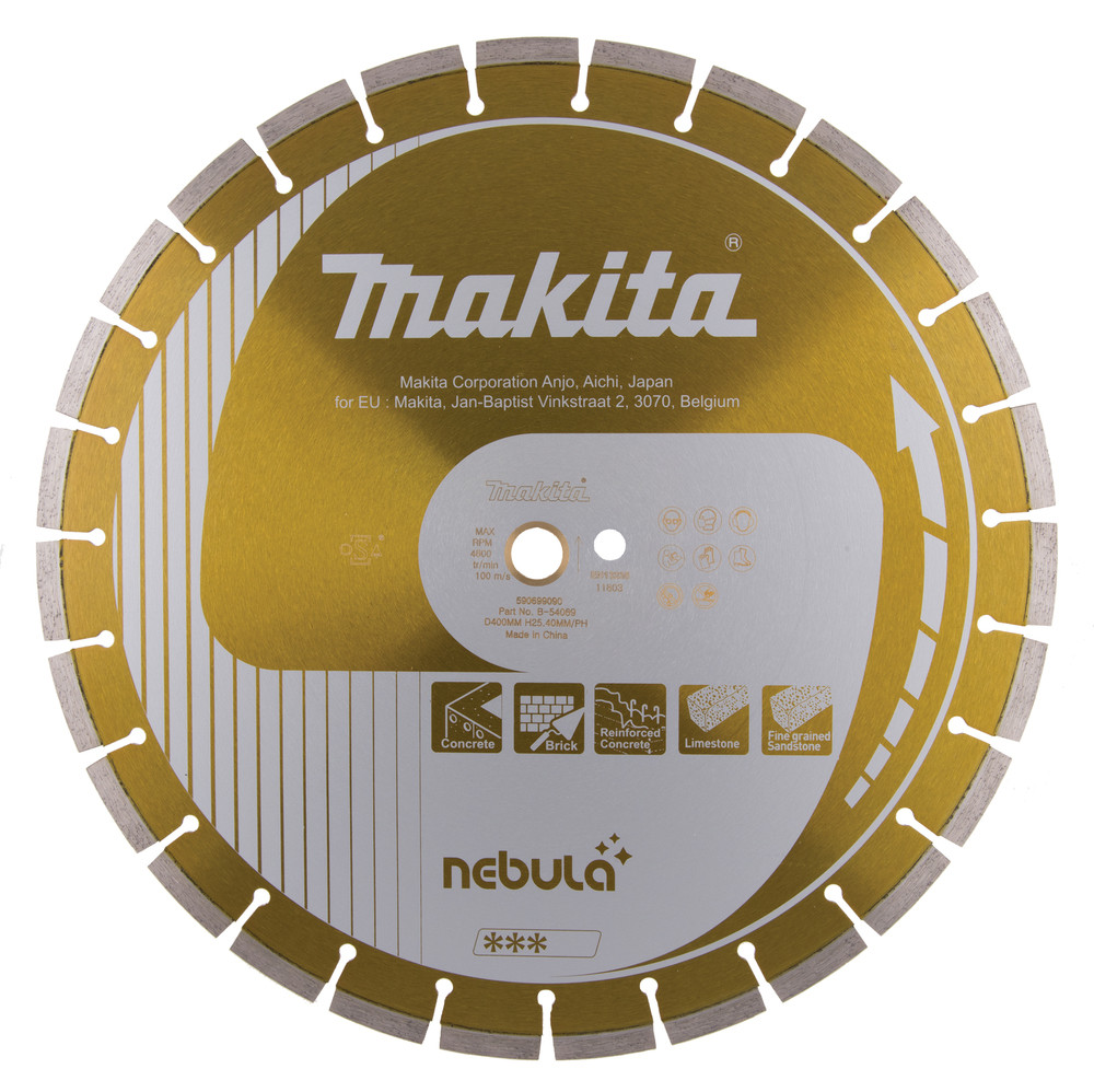 Disques diamant NEBULA pour béton Makita