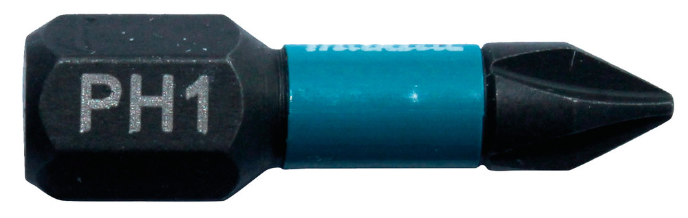 Embouts Impact Black 25 mm PHILLIPS (PH), Hexa 1/4'' Makita