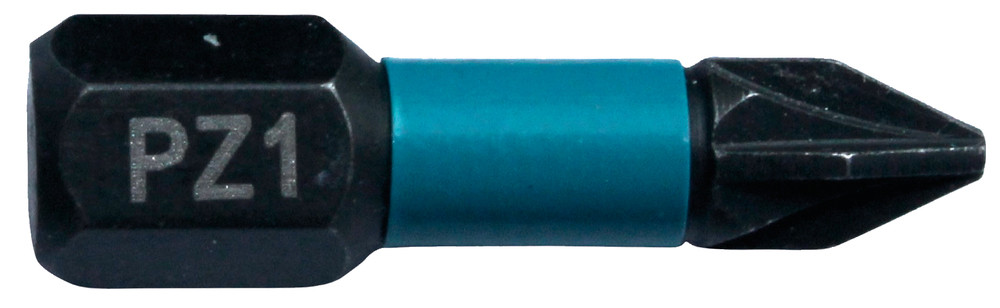 Embouts Impact Black 25 mm POZIDRIV (PZ), Hexa 1/4'' Makita