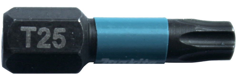 Embouts Impact Black 25 mm TORX® (T), Hexa 1/4'' Makita