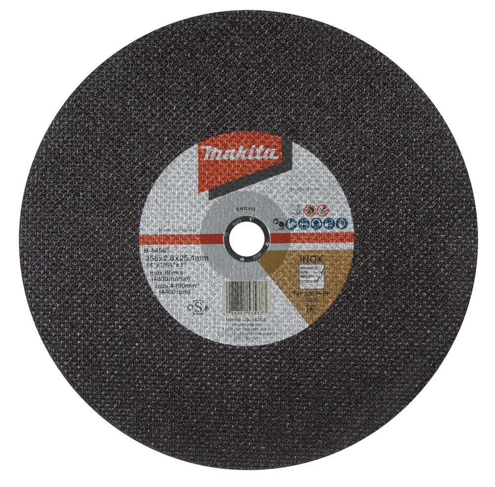 Roue de coupe 355 x 2,8 x 25,4 mm, A30P, 5 pcs Makita