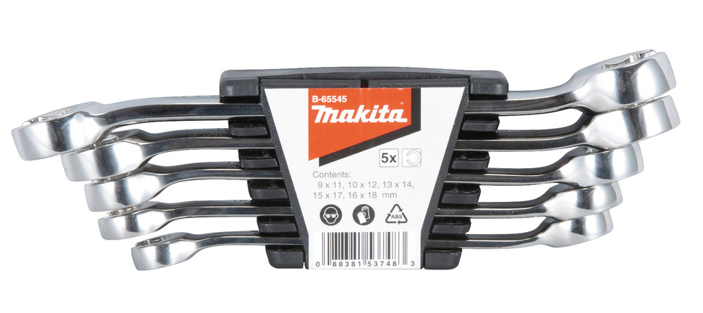 Jeu de clés à tuyauter Makita
