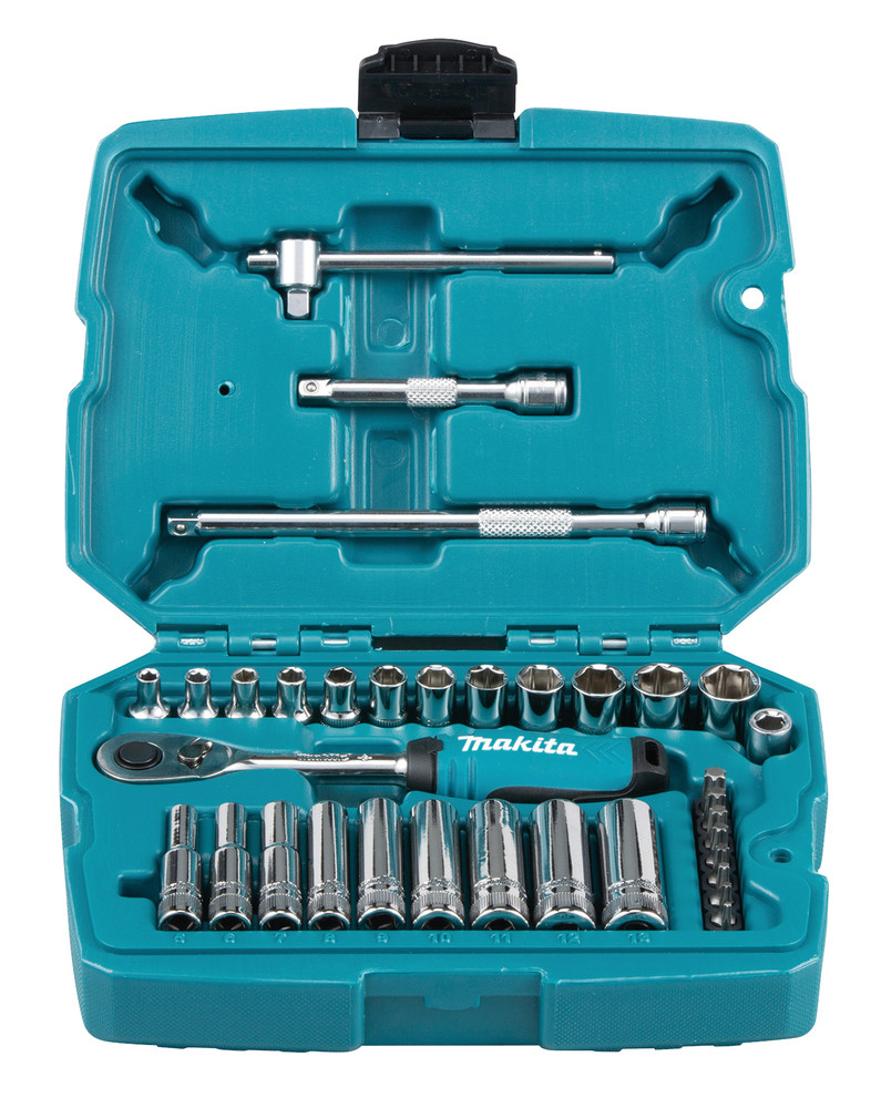 Coffret Clé à cliquet 1/4'' Makita