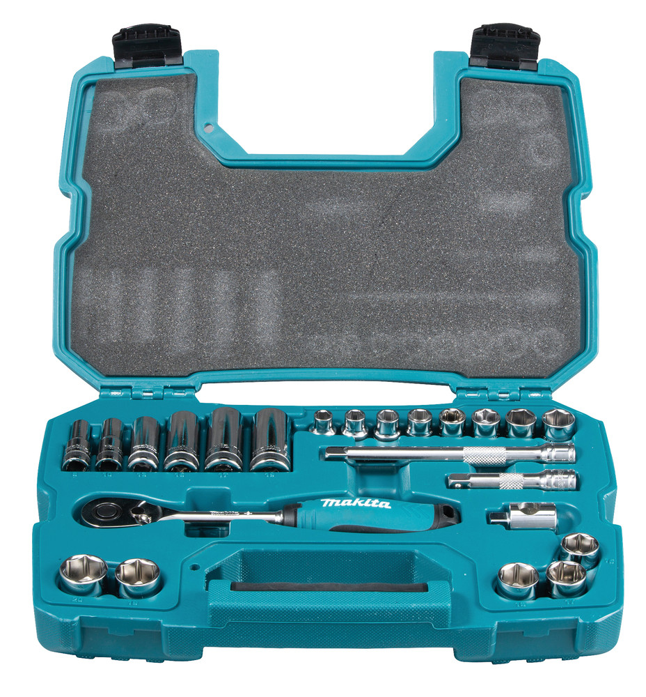 Coffret Clé à cliquet 3/8'' Makita