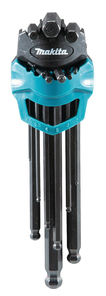 Jeu de clés hexagonales à rotules Makita