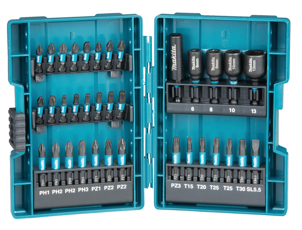 IMPACT BLACK COFFRET 35 PCS Makita