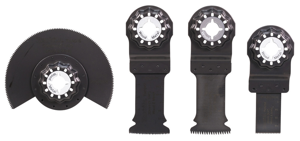 Ensemble 4 accessoires pour bois et métaux STARLOCK Makita