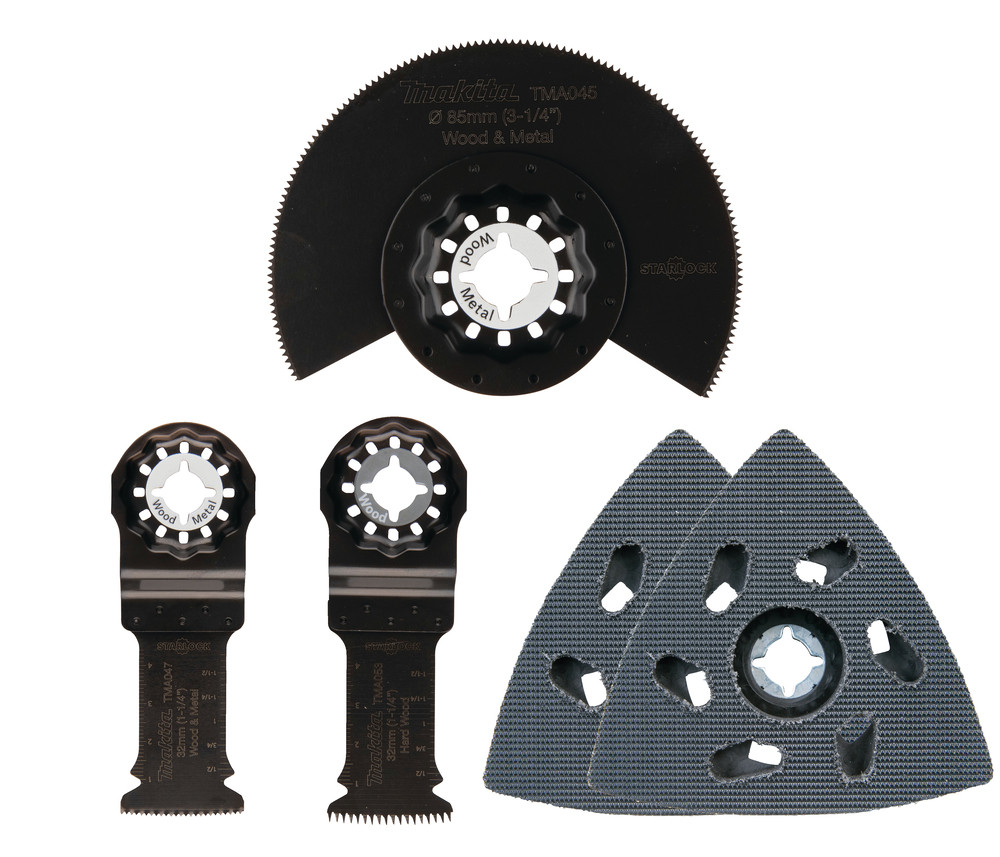 Ensemble 5 accessoires pour bois STARLOCK Makita