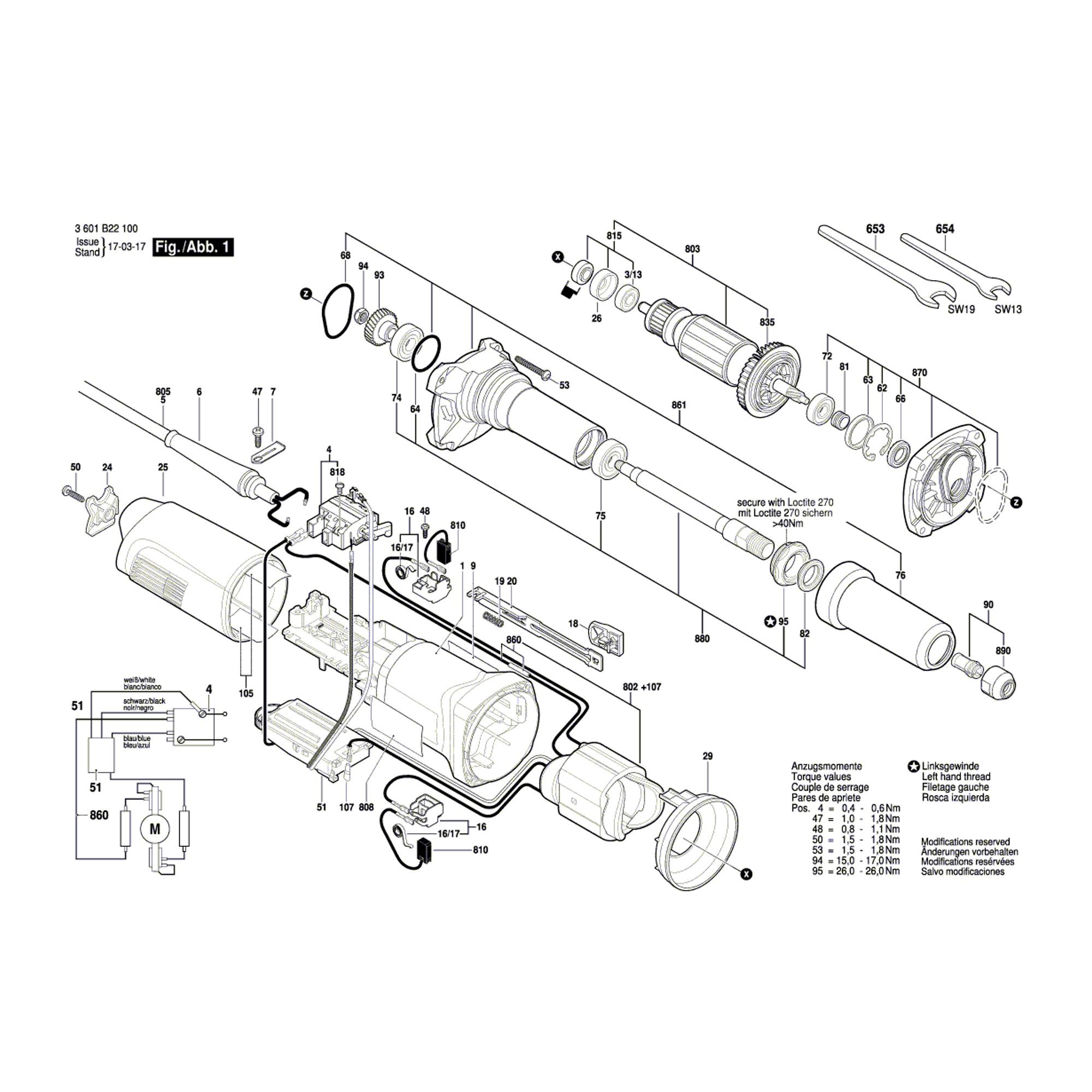 Vue éclatée Bosch GGS8CE 3601B22100 #01