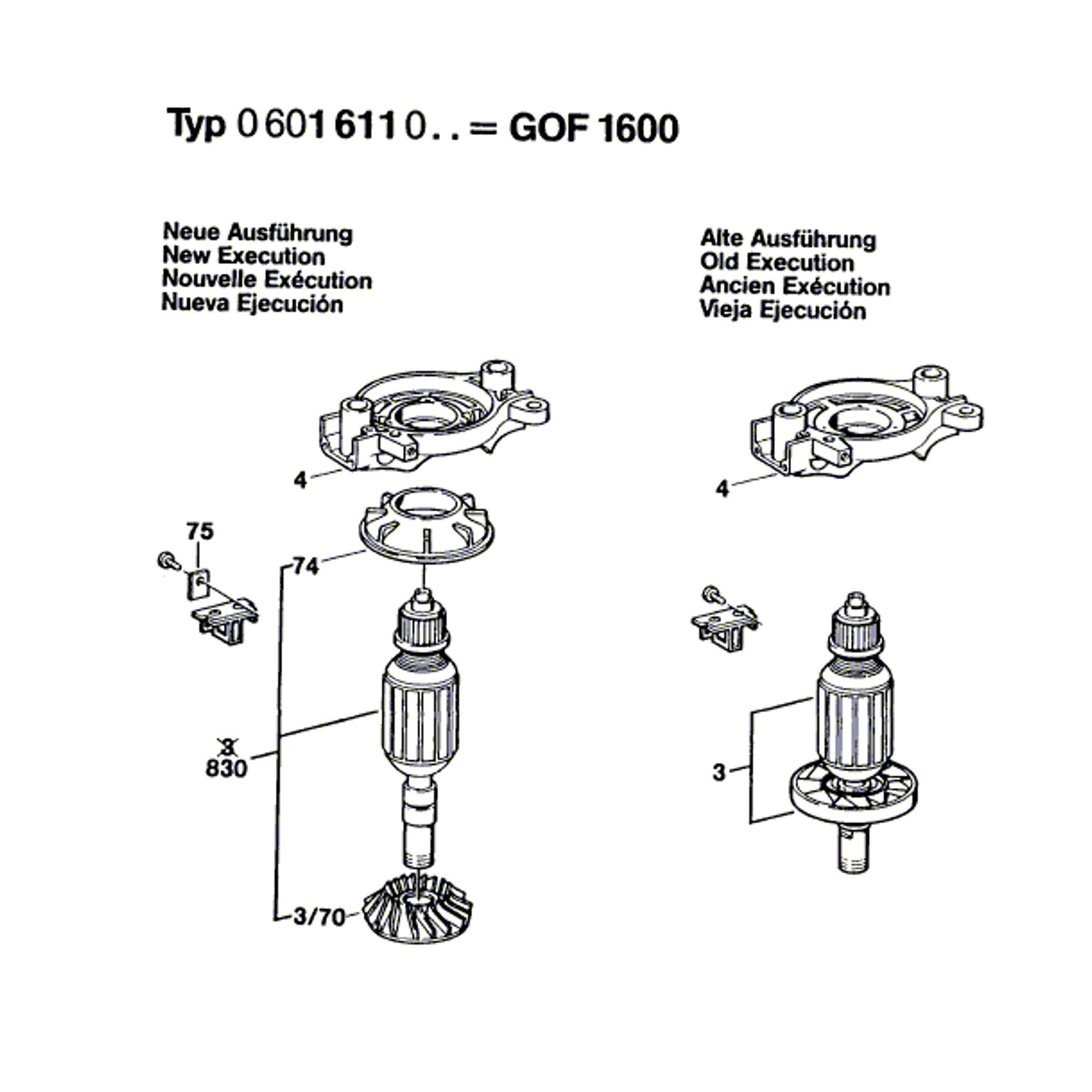 Bosch - Défonceuse Bosch GOF 1600 CE Professional 1600 W coffret