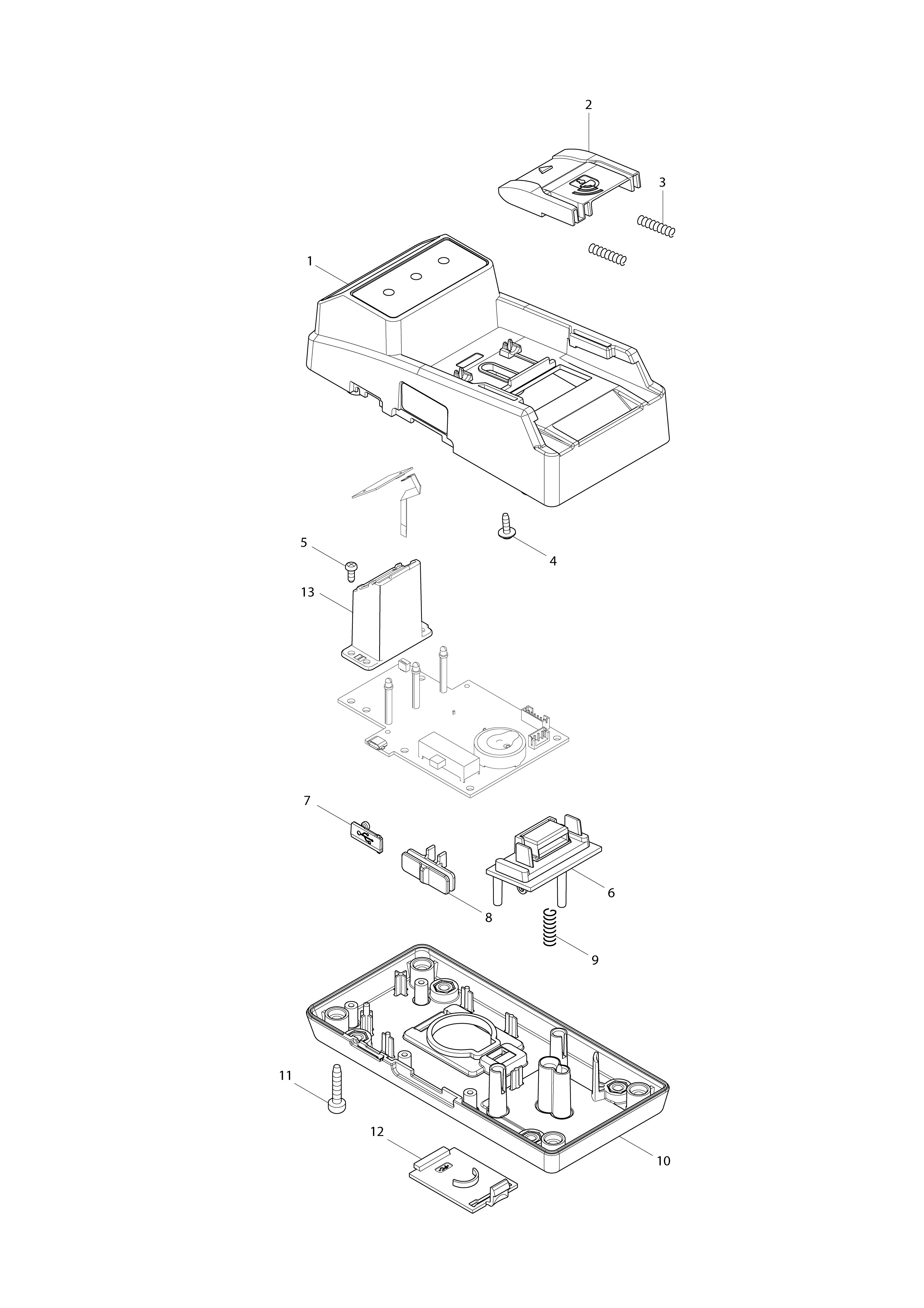 Vue éclatée Makita BPS01#01