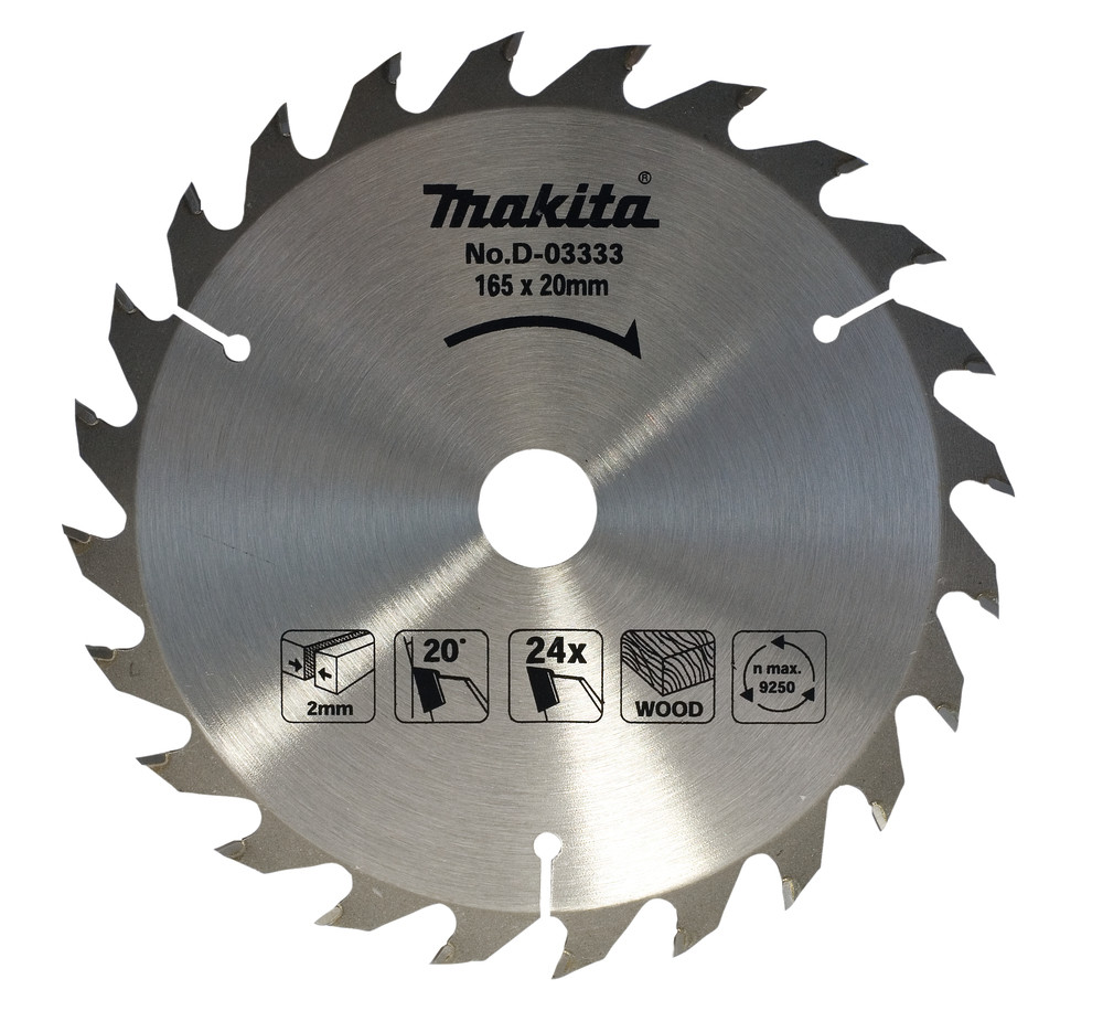 Lames carbure bois standard, pour scies circulaires Makita