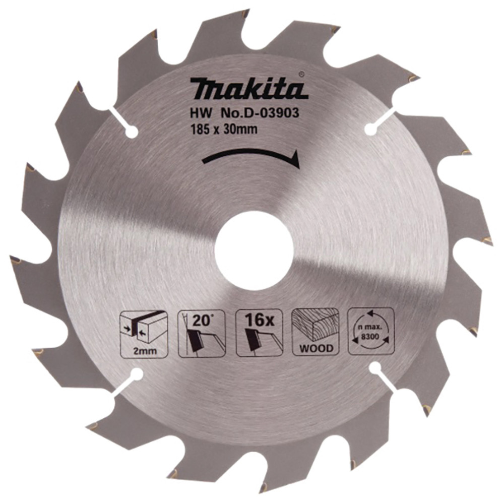 Lames carbure bois standard, pour scies circulaires Makita