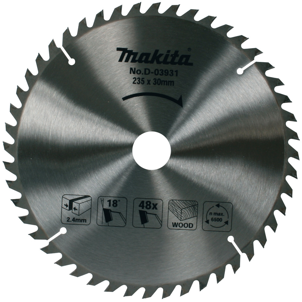 Lames carbure standard bois, pour scies circulaires Makita