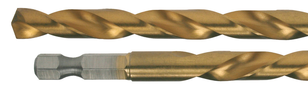 Forets à métaux HSS-TiN (éco), emmanchement hexa 1/4'' Makita