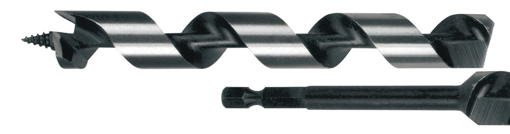 Mèches à bois simple spirale, emmanchement hexa 1/4'' Makita