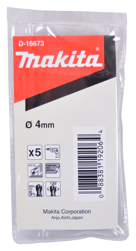 Forets à métaux HSS-Co 5% Makita